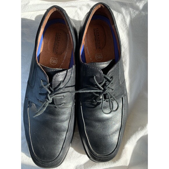 Florsheim Comfortech Black Dress Shoes 13040-001 Plain Toe Size 11.5 D EUC main image 8